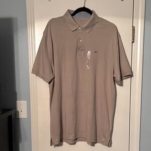 Tommy Hilfiger Light Tan Polo Shirt NWT